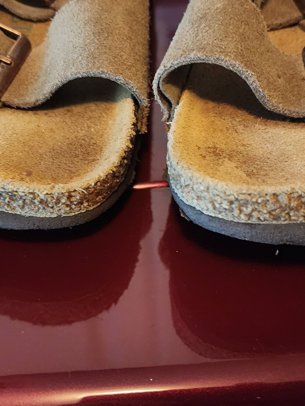Birkenstock Arizona Sandals Size 36 / 6 - 6.5 / taupe / GUC - Picture 7 of 9